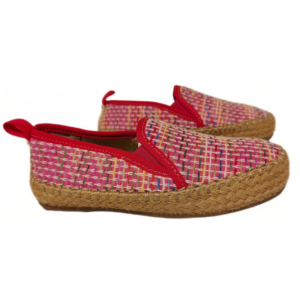EMU Australia Girls Gum Kids Multicolor Woven Espadrilles Size K10 Casual Summer - Picture 2 of 6